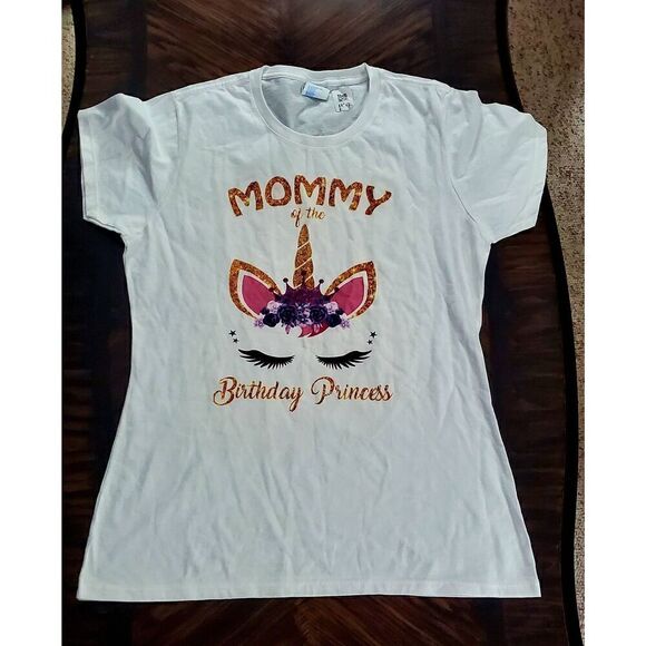 NEW WITH TAGS MOMMY OF THE BIRTHDAY PRINCESS - Picture 1 of 2